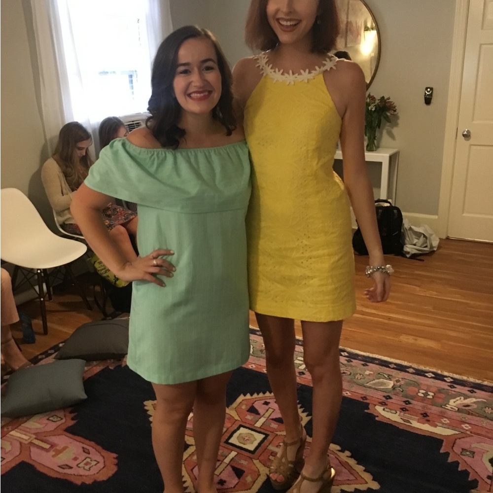 Lilly Pulitzer Yellow Mini Dress - Picture 3 of 4
